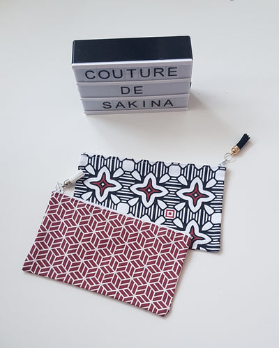 Pochette zippée